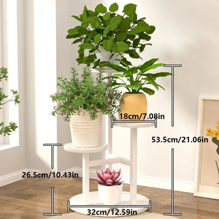 Support pour plantes et fleurs, étagère en bois Multiple pour fleurs, présentoir pour pots d'intérie