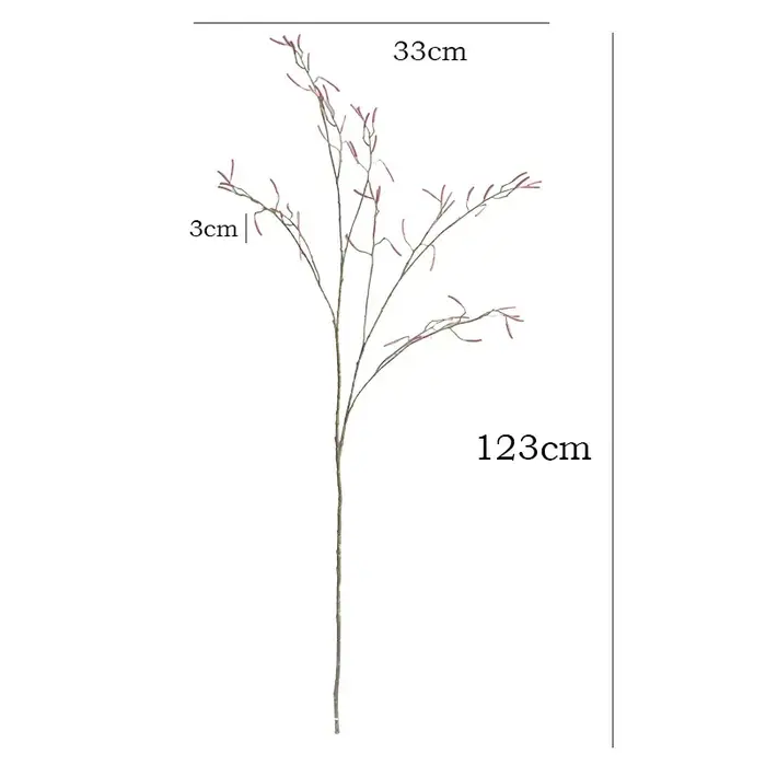 Aloès vert 123cm artificiel en plastique longue branche haricot fruits plante verte décoration de jardin florale Simulation plantes de saule de neige