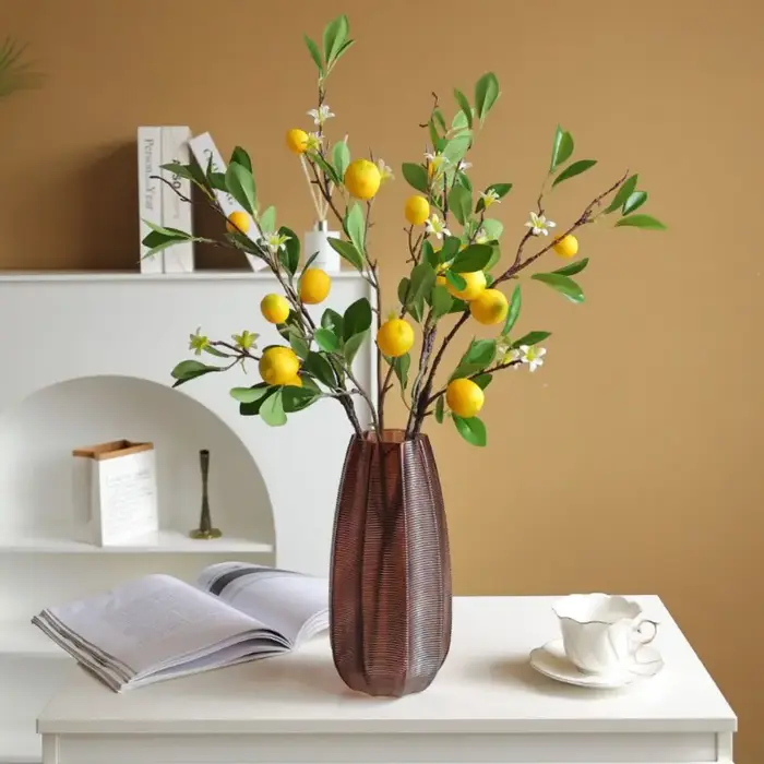 Simulation de fruits de citron frais
