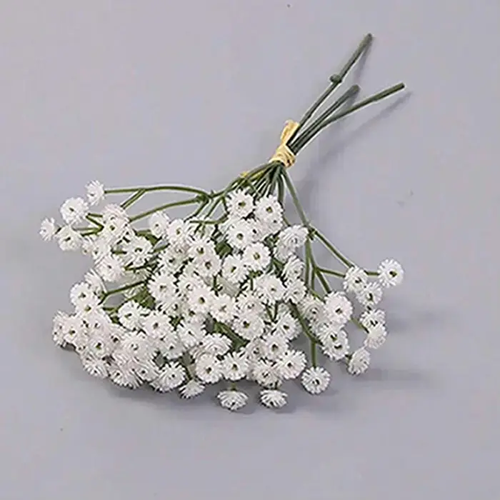 Fleurs artificielles Babysbreath mariage maison chambre Table Decor célébration en plein air Halling couronne de mariée Bouquets Party Craft cadeau