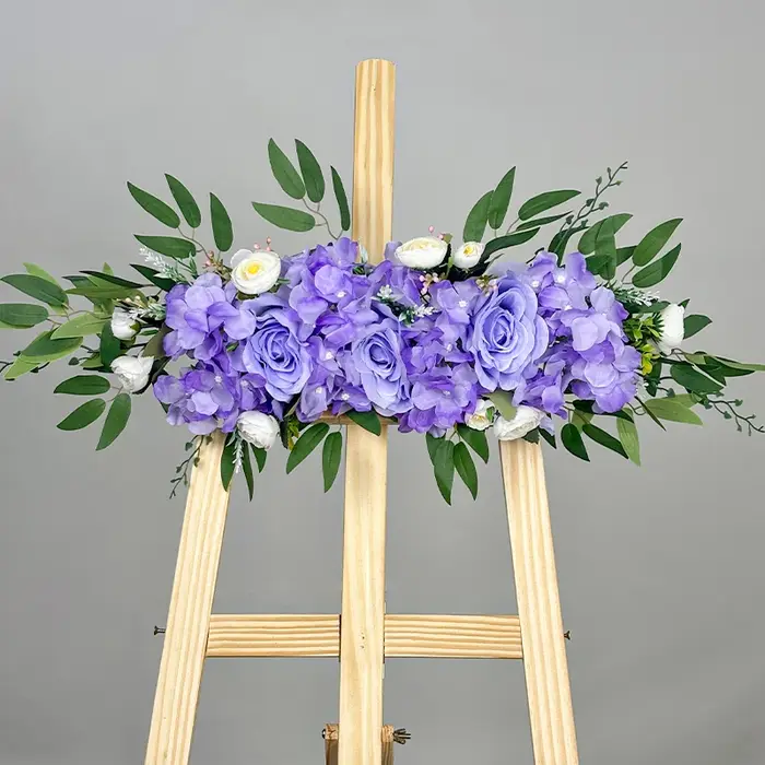 Fleurs Nucleanartificielles pour la décoration de mariage, arc de fleurs, fond de fleurs, mur de fle