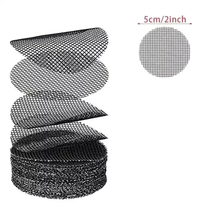 Grille de protection pour fond de pot, tapis en maille avec trous de drainage, pour éviter la perte 