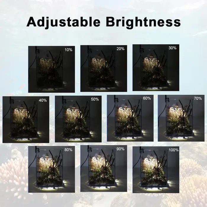 Super mince LED Aquarium lumière éclairage plantes grandir