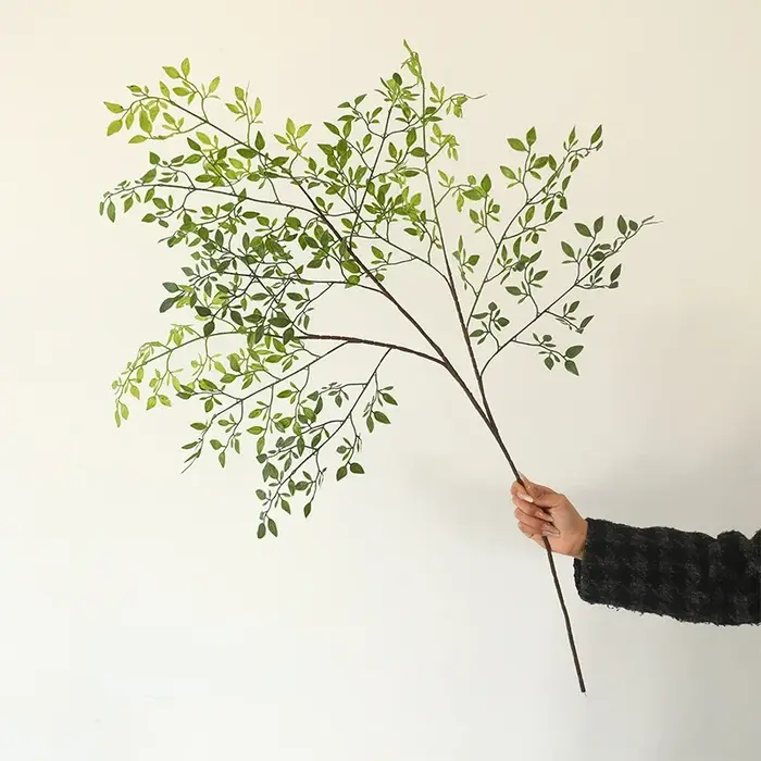 Feuilles de haricot artificielles en bambou du sud
