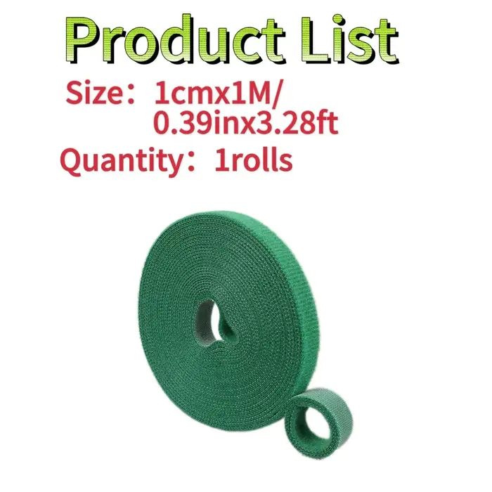 Attache pour plantes auto-adhésive réglable, câble en Nylon, boucle à crochet, Support de ficelle de