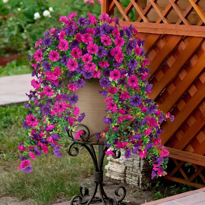 Guirlande de fleurs artificielles Morning Glory pour mariage