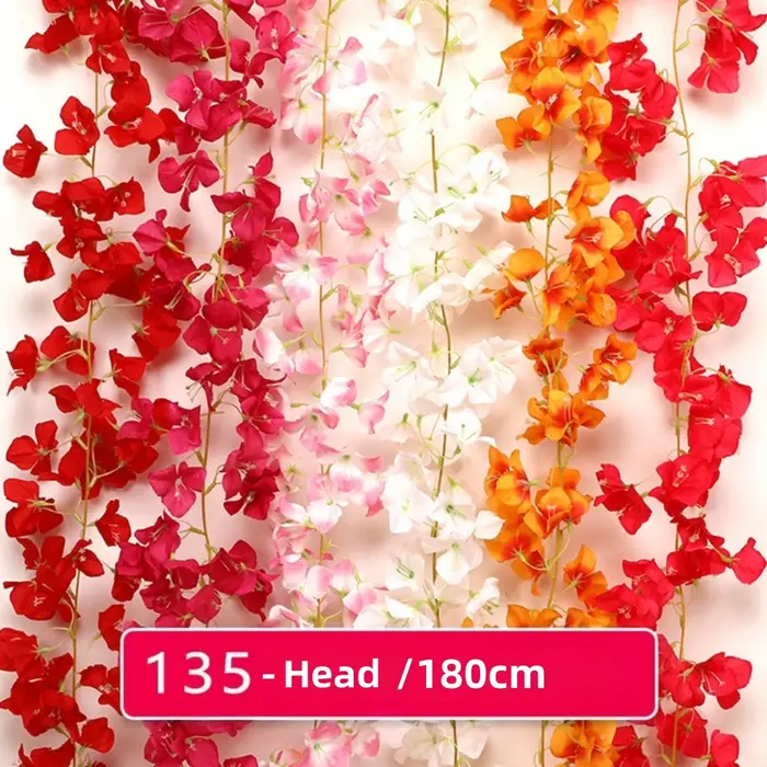 Guirlande artificielle de bougainvilliers en soie