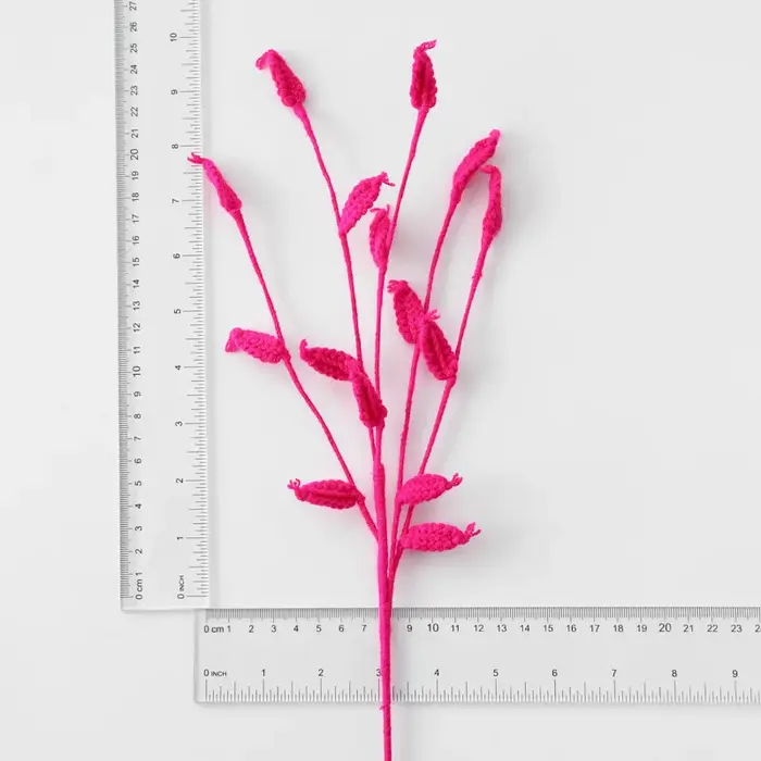 Hope herbe Crochet plante tricoté fleurs Bouquet décor tissé à la main fleurs décor à la maison
