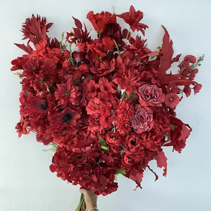 Simulation de fleurs en soie