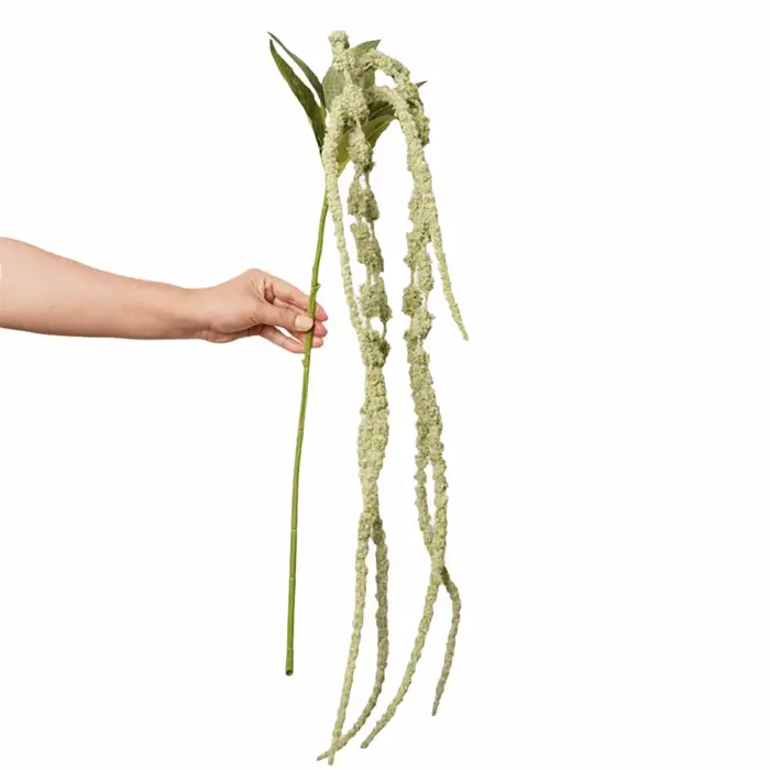 Plante artificielle suspendue Amaranthus à 6 têtes, amarante à longues queues multicolores, ornement floral à longues pampilles, accessoires
