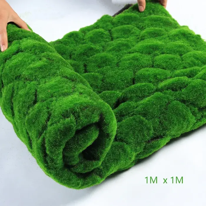 Mousse Artificielle, Fausses Plantes Vertes