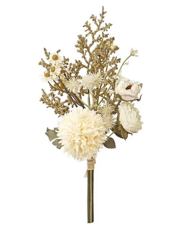 Combinaison de fleurs artificielles pour mariage, bouquet de mariée, décoration maison, chambre, fêt