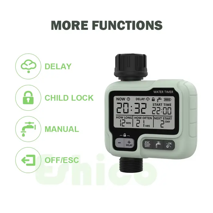 Eshico HCT-322 minuterie d'eau automatique jardin Machine d'irrigation numérique arroseur Intelligen
