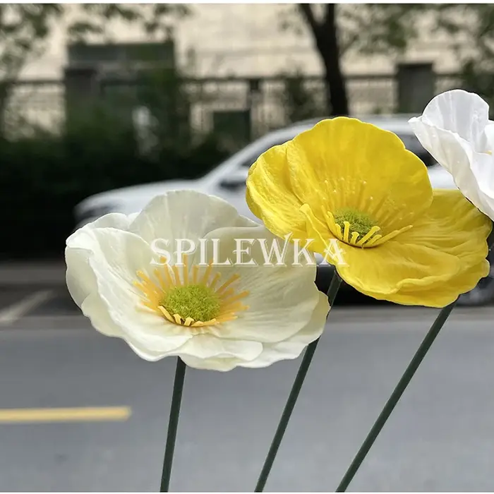 Haute qualité 5x2 cm fleur artificielle maïs coquelicot têtes de fleurs Valentine Bouquet bricolage boîte-cadeau mariage maison décoration accessoires