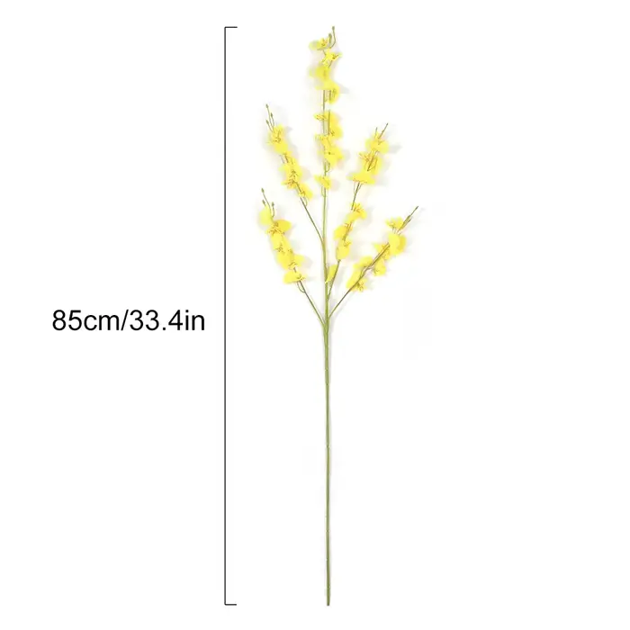 Fleur de cerisier de neige jaune artificielle