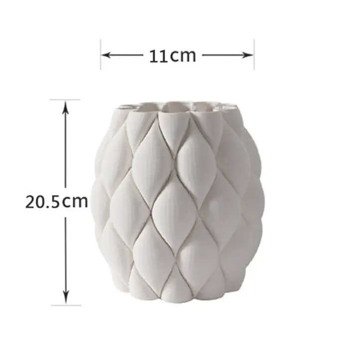 Vases en céramique décor moderne Vase à fleurs bureau