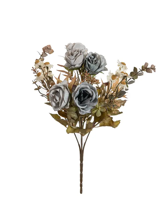 Roses artificielles en soie, fleurs artificielles, bricolage, salle de mariage, maison, décor de Fes
