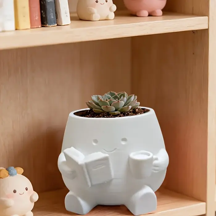 Pots de fleurs minimalistes imprimés en 3D