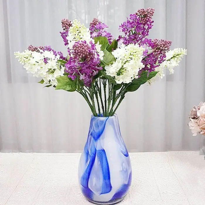 Fleurs artificielles en soie CAN ac