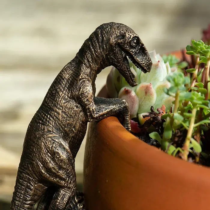 1pc petites décorations de dinosaure Pot de fleur bonsaï