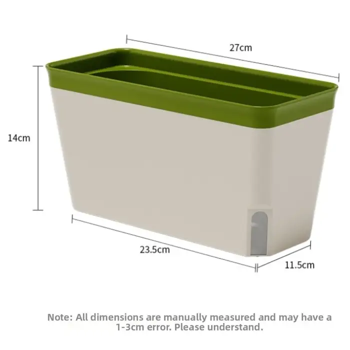 Pots de fleurs modernes à arrosage automatique, décoratifs, avec fenêtre de visualisation du niveau d'eau, pour plantes d'intérieur, herbes aromatiques et plantes succulentes.