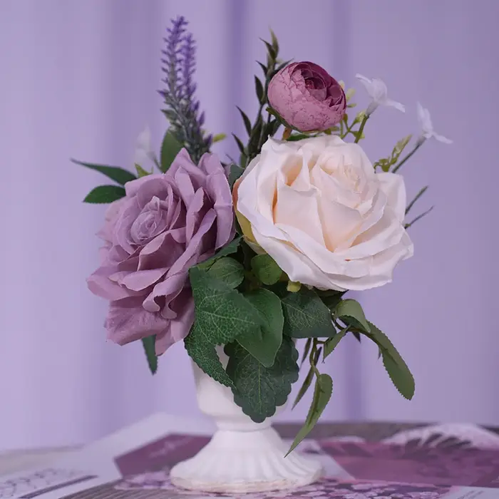 Bouquet de fleurs série violette H865304
