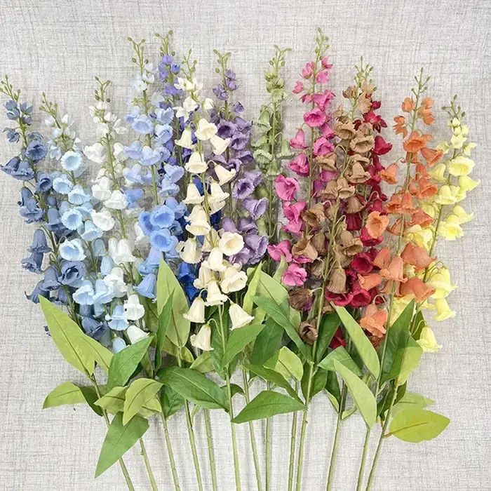 Fleurs d'orchidées en soie de luxe pour l'automne