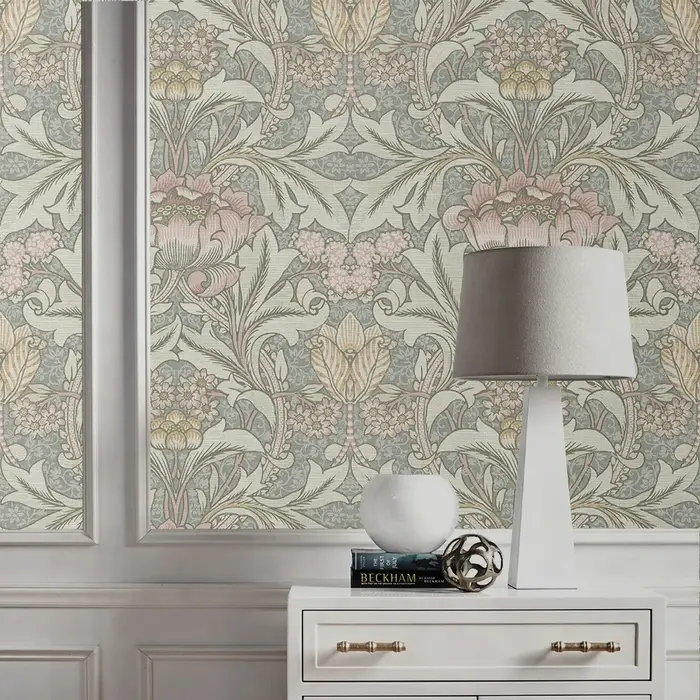 Papier peint floral de plantes américaines
