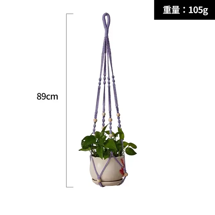 Support fait main pour pots de fleurs