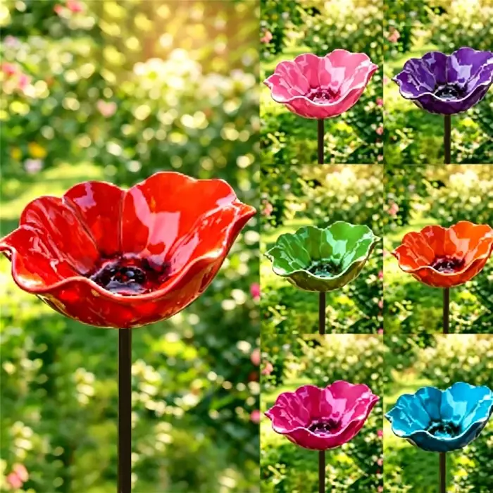 Station d'abreuvement pour abeilles en forme de fleur