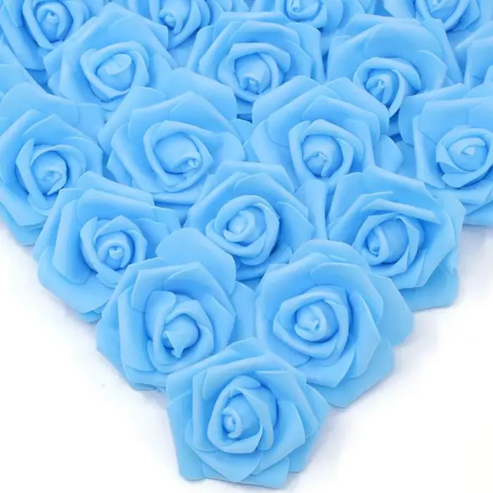 Bouquet de roses en mousse PE Premium pour noël, mariage, mariée, décoration de voiture, boîte-cadea