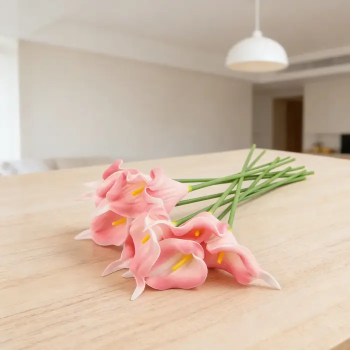 Bouquet de fleurs artificielles en PU