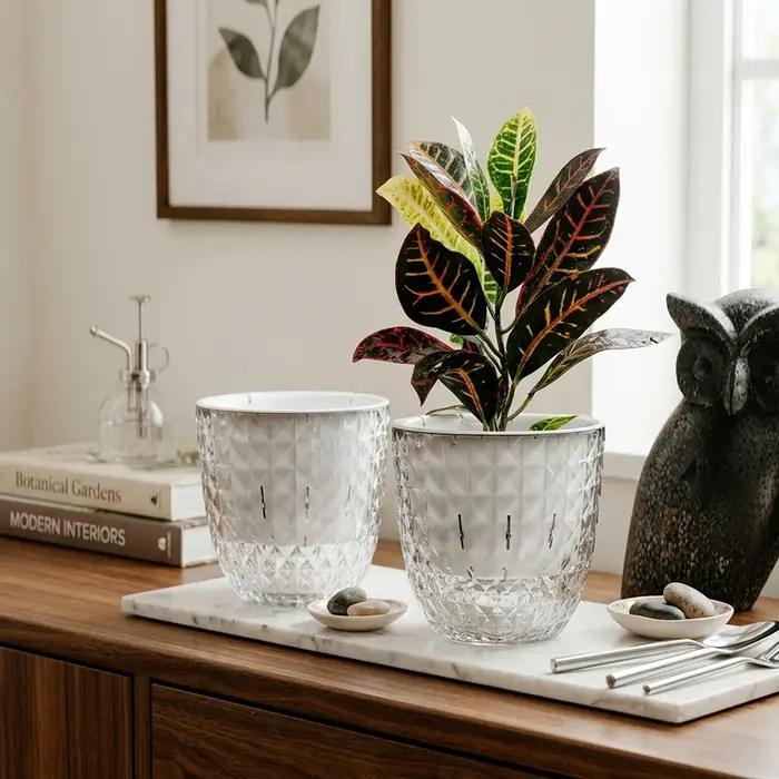 Pots de plantes auto-arrosants