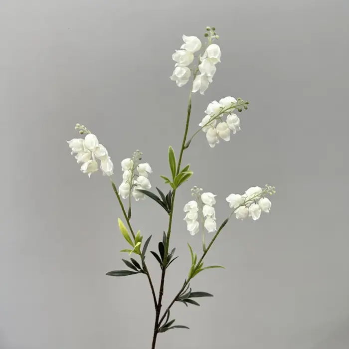10 pièces de fleurs artificielles en plastique en forme de cloches de Canterbury pour la décoration