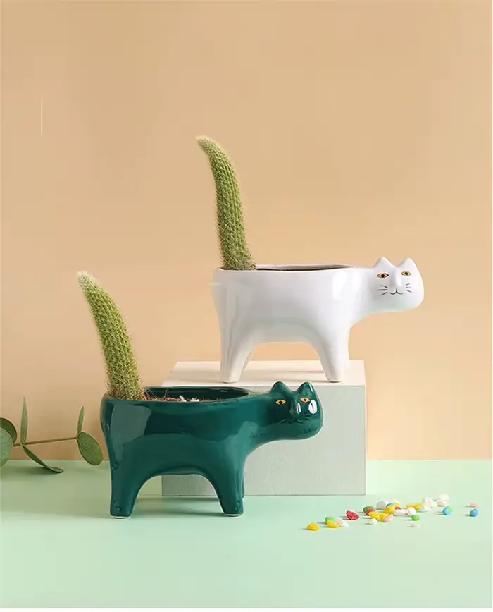 Pot de fleur de jardin en céramique