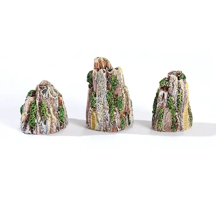 1 pièce Mini-ornements de montagne miniatures pour bonsaï