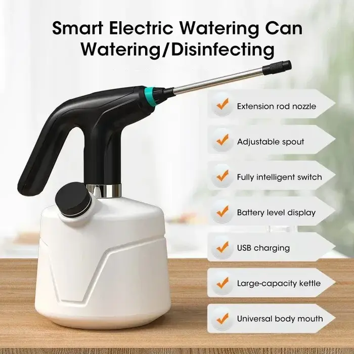 Bouteille de pulvérisation électrique pour plantes, 2l, brumisateur d'arrosage automatique, pulvéris
