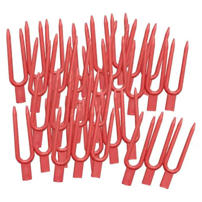 Épingles et clips de jardinage en plastique pour plantes grimpantes, support pour fraises, fixation 