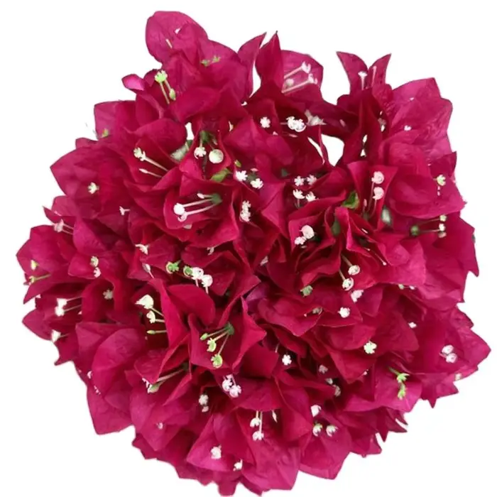 Un Bouquet de fausses fleurs de bougainville pour mariage