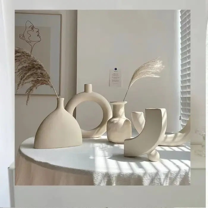 Vase d'art en céramique Simple et moderne