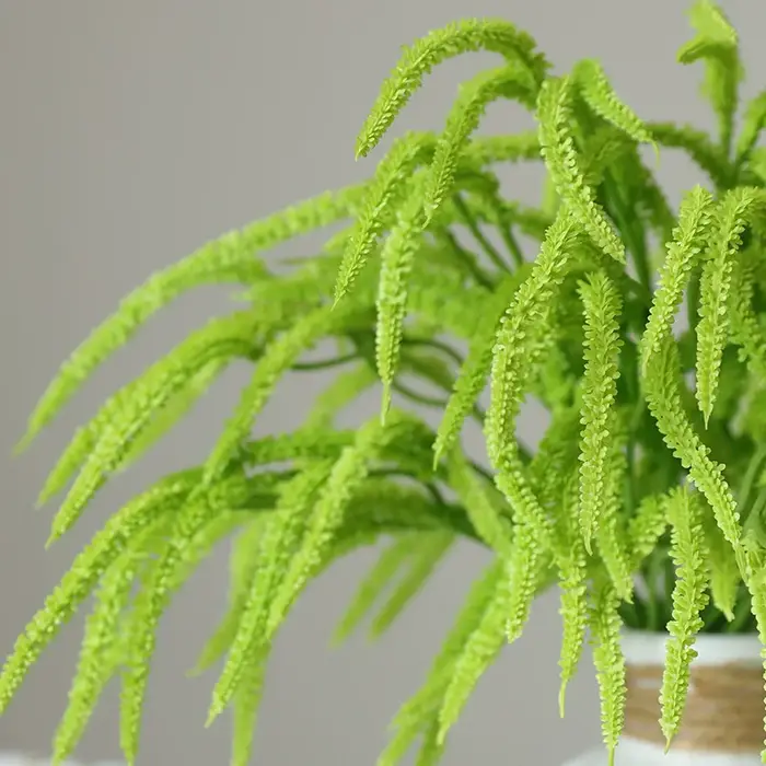 3 pièces/bouquet de plantes artificielles décoration de la maison-larmes d'amant herbe fausses