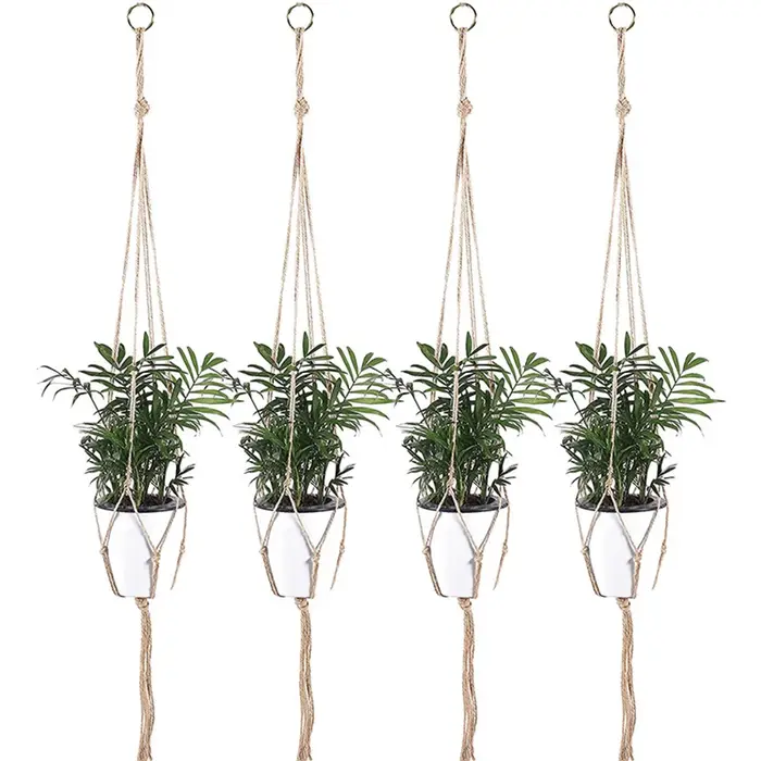 Plante cintre corde après balcon accessoires suspendus parterre de fleurs Pot décorations de jardin 