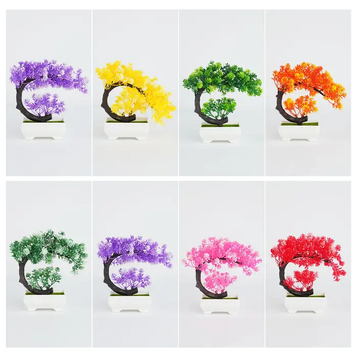 Plantes artificielles bonsaï en pot