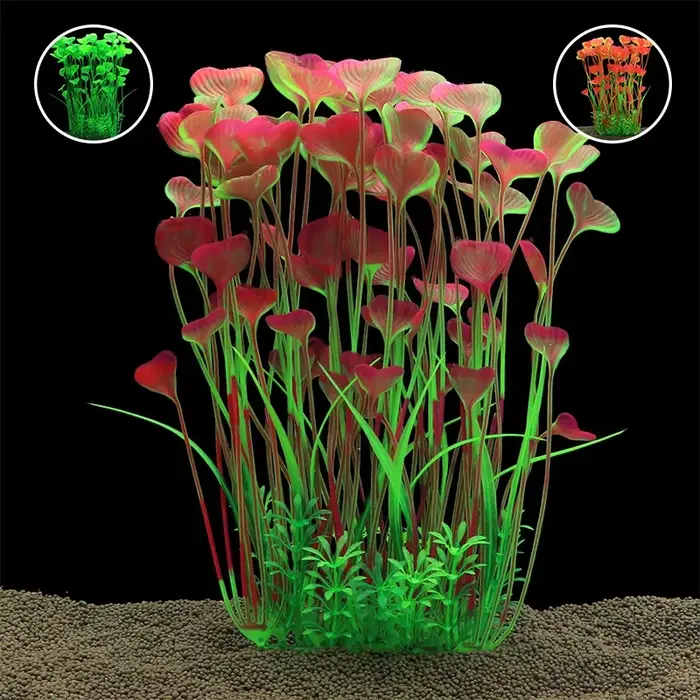 Plantes artificielles pour aquarium de 40 cm