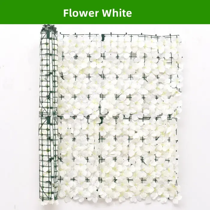 Clôture à Fleurs Artificielles pour Jardin