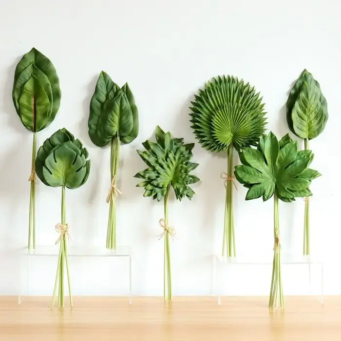 Bouquet de feuilles de palmier en PU