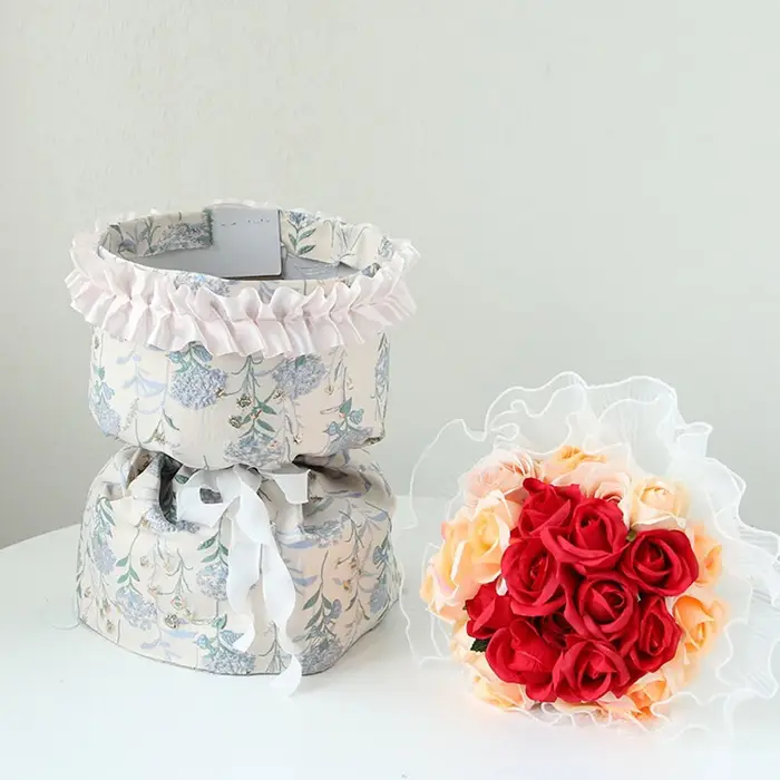 Papier Kraft pour Doublure de Fleurs Rose GT