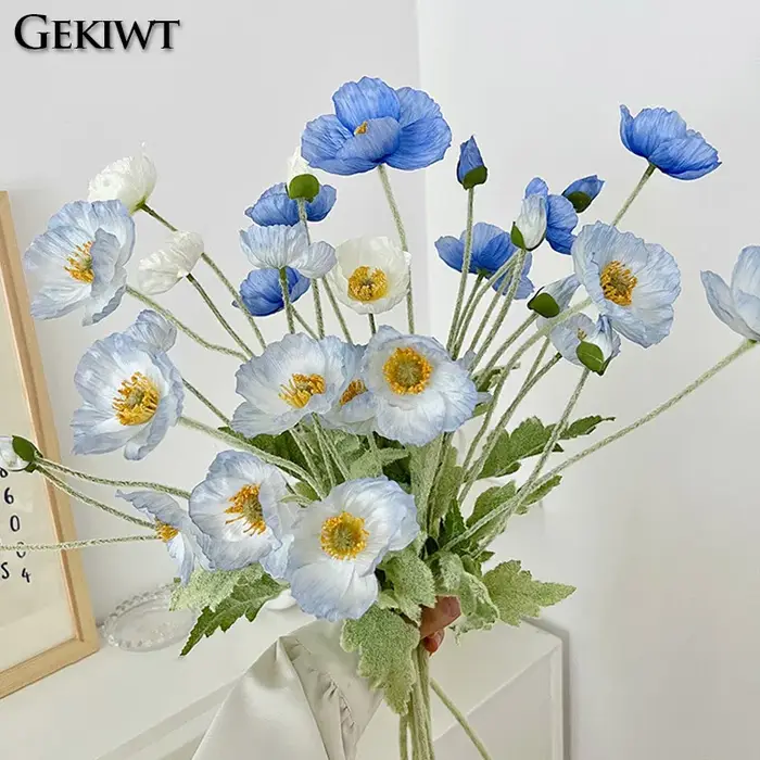 Fleurs artificielles en soie Flocking Yu Meiren