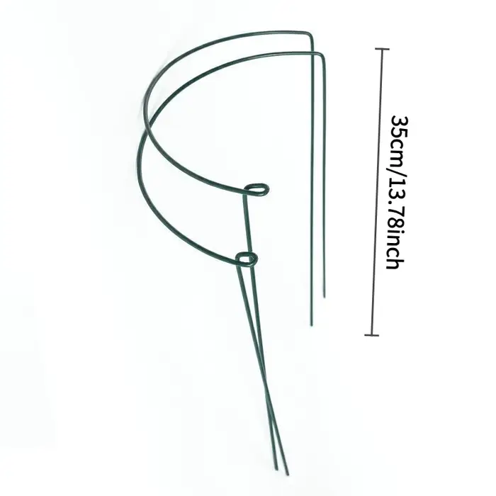 Support de treillis métallique semi-circulaire 35 cm (6-12 pièces) pour plantes d'intérieur
