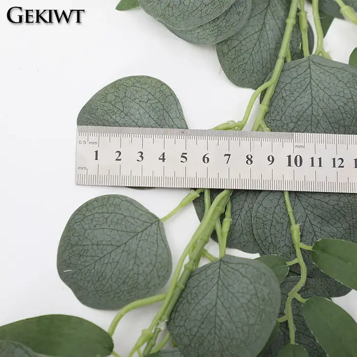 Fausses plantes artificielles en rotin d'eucalyptus